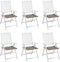 vidaXL - Tuinstoelkussens - 6 - st - 40x40x3 - cm - oxford - stof - taupe