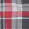 vidaXL - Tuinstoelkussens - 6 - st - 40x40x3 - cm - oxford - stof - ruitpatroon - rood