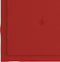 vidaXL - Tuinstoelkussens - 6 - st - 40x40x3 - cm - oxford - stof - rood
