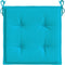 vidaXL - Tuinstoelkussens - 6 - st - 40x40x3 - cm - stof - turquoise