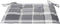 vidaXL - Tuinstoelkussens - 6 - st - 50x50x3 - cm - oxford - stof - ruitpatroon - grijs