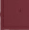 vidaXL - Tuinstoelkussens - 6 - st - 50x50x3 - cm - oxford - stof - wijnrood