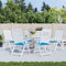 vidaXL - Tuinstoelkussens - 6 - st - 50x50x3 - cm - oxford - stof - blauw