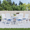 vidaXL - Tuinstoelkussens - 6 - st - 50x50x3 - cm - oxford - stof - koningsblauw