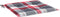 vidaXL - Tuinstoelkussens - 6 - st - 50x50x3 - cm - oxford - stof - ruitpatroon - rood