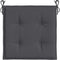 vidaXL - Tuinstoelkussens - 6 - st - 50x50x3 - cm - oxford - stof - antracietkleurig