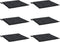 vidaXL - Tuinstoelkussens - 6 - st - 50x50x3 - cm - oxford - stof - zwart