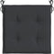 vidaXL - Tuinstoelkussens - 6 - st - 50x50x3 - cm - oxford - stof - zwart
