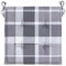 vidaXL - Tuinstoelkussens - 6 - st - 50x50x3 - cm - oxford - stof - ruitpatroon - grijs