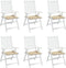 vidaXL - Tuinstoelkussens - 6 - st - 50x50x3 - cm - oxford - stof - beige