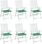 vidaXL - Tuinstoelkussens - 6 - st - 50x50x3 - cm - oxford - stof - groen
