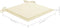 vidaXL - Tuinstoelkussens - 6 - st - 50x50x3 - cm - oxford - stof - crèmekleurig