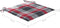 vidaXL - Tuinstoelkussens - 6 - st - 50x50x3 - cm - oxford - stof - ruitpatroon - rood