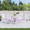 vidaXL - Tuinstoelkussens - 6 - st - 50x50x3 - cm - stof - roze