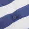 vidaXL - Tuinstoelkussens - 6 - st - gestreept - 40x40x3 - cm - stof - wit - en - blauw