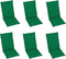 vidaXL - Tuinstoelkussens - 6 - st - hoge - rug - 120x50x3 - cm - stof - groen