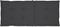 vidaXL - Tuinstoelkussens - 6 - st - hoge - rug - 120x50x3 - cm - stof - antraciet