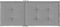 vidaXL - Tuinstoelkussens - 6 - st - hoge - rug - 120x50x3 - cm - stof - grijs