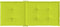 vidaXL - Tuinstoelkussens - 6 - st - hoge - rug - 120x50x3 - cm - stof - heldergroen
