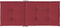 vidaXL - Tuinstoelkussens - 6 - st - hoge - rug - 120x50x3 - cm - stof - wijnrood