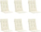 vidaXL - Tuinstoelkussens - 6 - st - hoge - rug - 120x50x3 - cm - stof - crèmekleurig