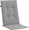 vidaXL - Tuinstoelkussens - 6 - st - hoge - rug - 120x50x3 - cm - stof - grijs
