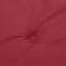 vidaXL - Tuinstoelkussens - 6 - st - hoge - rug - 120x50x3 - cm - stof - wijnrood