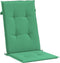 vidaXL - Tuinstoelkussens - 6 - st - hoge - rug - 120x50x3 - cm - stof - groen