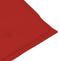 vidaXL - Tuinstoelkussens - 6 - st - hoge - rug - 120x50x3 - cm - stof - rood