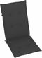 vidaXL - Tuinstoelkussens - 6 - st - hoge - rug - 120x50x3 - cm - stof - antraciet