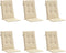 vidaXL - Tuinstoelkussens - hoge - 6 - st - hoge - rug - 120x50x3 - cm - stof - beige