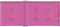 vidaXL - Tuinstoelkussens - hoge - rugleuning - 2 - st - 120x50x3 - cm - stof - roze