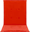 vidaXL - Tuinstoelkussens - lage - rug - 2 - st - 100x50x3 - cm - oxford - stof - rood