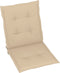 vidaXL - Tuinstoelkussens - lage - rug - 2 - st - 100x50x3 - cm - oxford - stof - beige