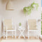 vidaXL - Tuinstoelkussens - lage - rug - 2 - st - 100x50x3 - cm - oxford - stof - beige