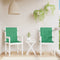 vidaXL - Tuinstoelkussens - lage - rug - 2 - st - 100x50x3 - cm - oxford - stof - groen
