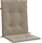 vidaXL - Tuinstoelkussens - lage - rug - 2 - st - 100x50x3 - cm - oxford - stof - taupe