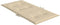 vidaXL - Tuinstoelkussens - lage - rug - 2 - st - 100x50x3 - cm - oxford - stof - beige
