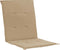 vidaXL - Tuinstoelkussens - lage - rug - 4 - st - 100x50x3 - cm - oxford - stof - beige