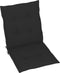 vidaXL - Tuinstoelkussens - lage - rug - 4 - st - 100x50x3 - cm - oxford - stof - zwart