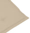 vidaXL - Tuinstoelkussens - lage - rug - 4 - st - 100x50x3 - cm - oxford - stof - beige
