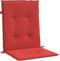 vidaXL - Tuinstoelkussens - lage - rug - 4 - st - 100x50x3 - cm - oxford - stof - rood