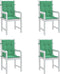 vidaXL - Tuinstoelkussens - lage - rug - 4 - st - 100x50x3 - cm - oxford - stof - groen