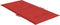 vidaXL - Tuinstoelkussens - lage - rug - 4 - st - 100x50x3 - cm - oxford - stof - rood