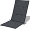 vidaXL - Tuinstoelkussens - rugleuning - 2 - st - 120x50x3 - cm - stof - antraciet