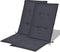 vidaXL - Tuinstoelkussens - rugleuning - 2 - st - 120x50x3 - cm - stof - antraciet