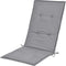 vidaXL - Tuinstoelkussens - rugleuning - 2 - st - 120x50x3 - cm - stof - grijs