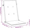 vidaXL - Tuinstoelkussens - rugleuning - 2 - st - 120x50x3 - cm - stof - grijs