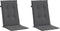 vidaXL - Tuinstoelkussens - rugleuning - 2 - st - 120x50x3 - cm - stof - antraciet
