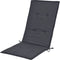 vidaXL - Tuinstoelkussens - rugleuning - 4 - st - 120x50x3 - cm - stof - antraciet
